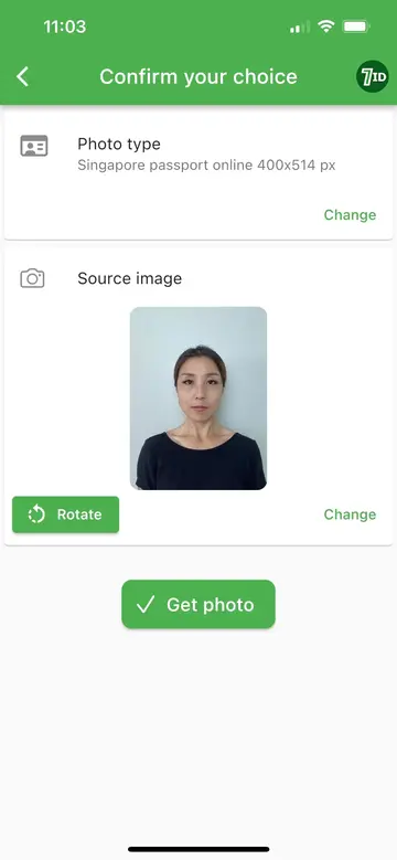 7ID: Singapore Passport Photo Requirements