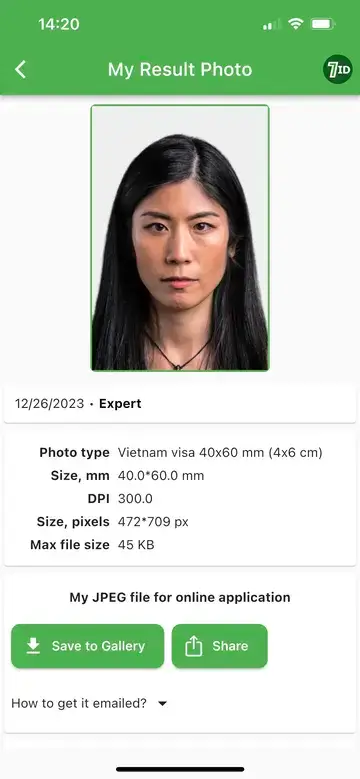 7ID: Contoh Foto Visa Vietnam